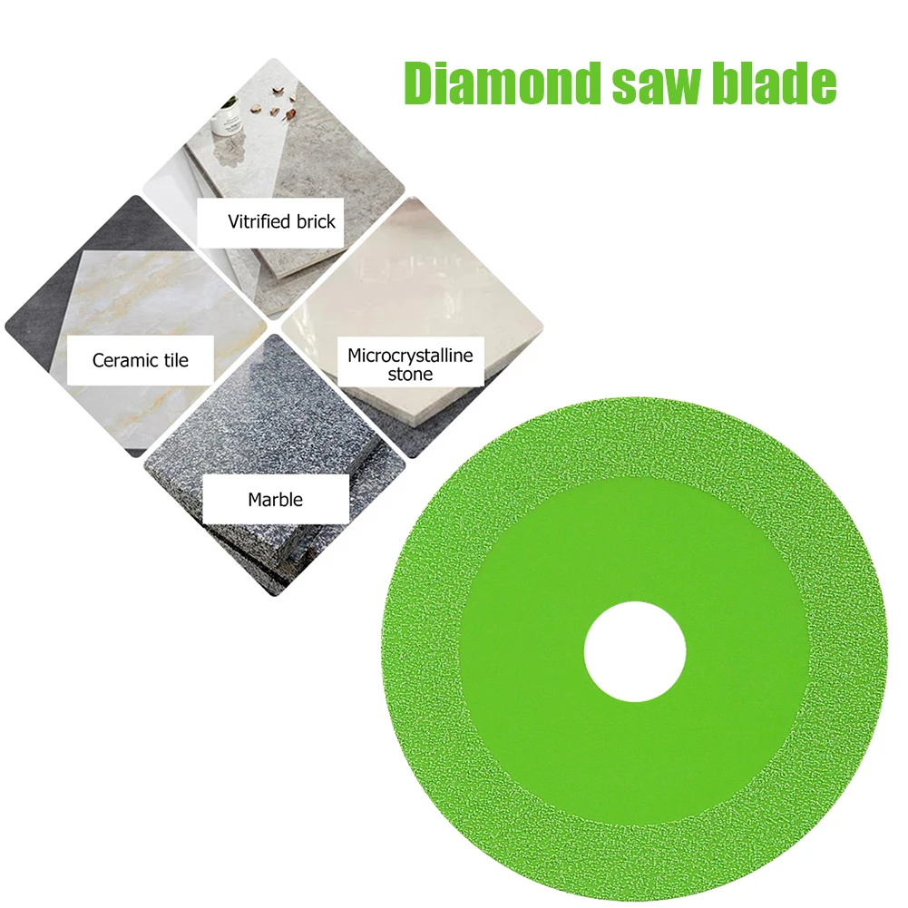 

10PCS Glass Cutting Disc 100mm Saw Blade Jade Crystal Bottles Grinding Chamfering Cutting Blade Glass Cut Disk Diamond Cutter