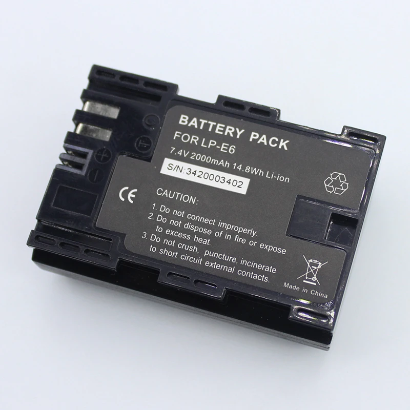 

7.4V 2000mAh LP-E6 Battery for SINO/Comnav T300SE/T3000/T300PLUS GPS Rechargeable Li-ion Battery LP-E6