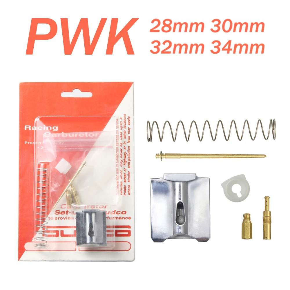 

Motorcycle carburetor repair rebuild kit for PWK KEIHIN KOSO OKO Seal Ring Nozzle Oil Needle Piston