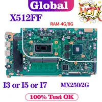 kefu x512ff mainboard for asus x512fl x512flc x512fb x512fn a512f f512f k512f s512f v512f laptop motherboard i3 i5 i7 8th10th