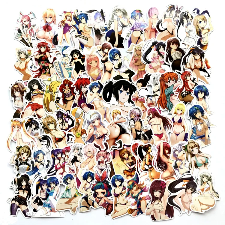 

70 Sexy Cute Bunny Girl Graffiti Stickers Suitcase Trolley Case Notebook Skateboard Kawaii Hand Account Stickers Wholesale
