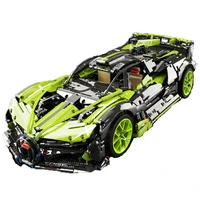 green bolide 18 super fast racing car 10211 model building blocks technical brick set furious toys for boy children kids gift