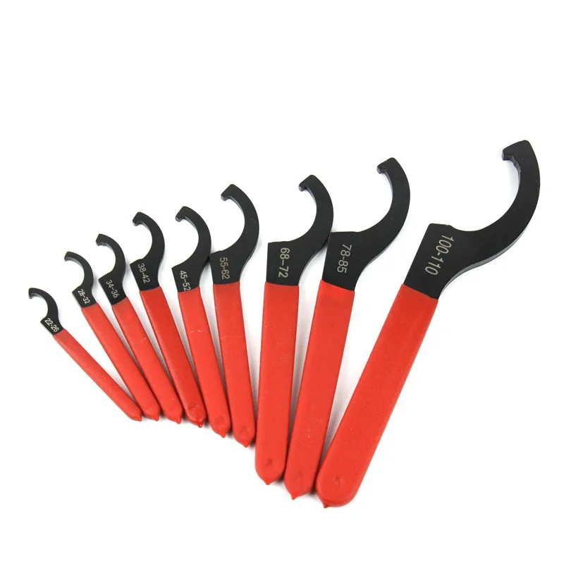 Гаечный ключ в форме полумесяца гаечный противоскользящая ручка черный