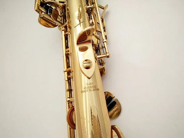 

Japan Brand New S-901 Straight Soprano Saxophone B flat Musical Instruments Playing Professional Top Free shipping