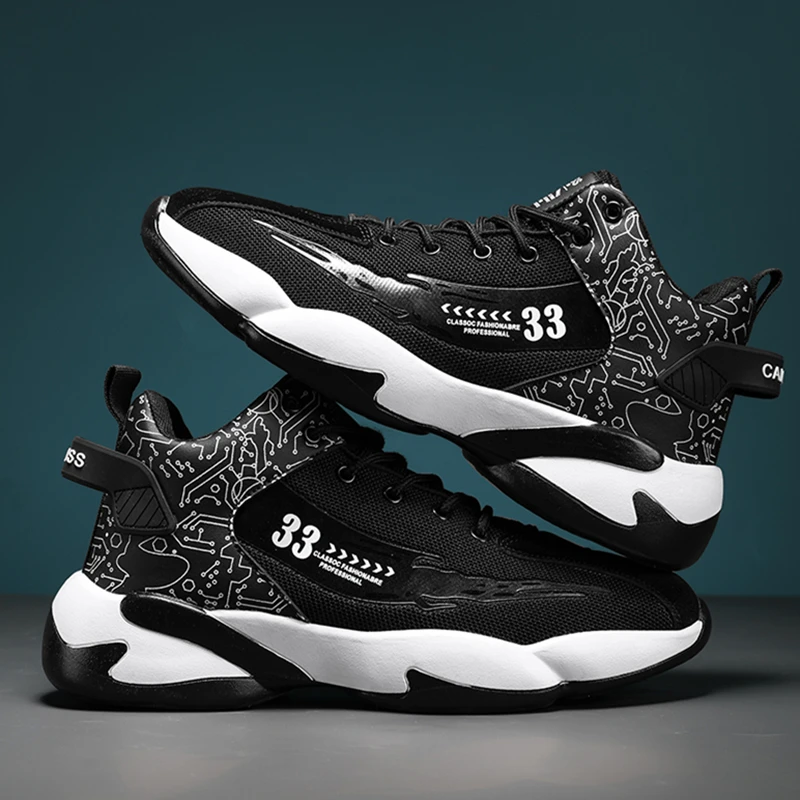 Fashion Sneakers Lightweight Men Casual Shoes Breathable Male Footwear Lace Up Walking Shoe Sports Running Sneaker Plus Size