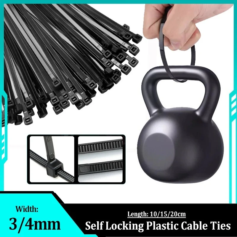 Самоблокирующиеся пластиковые кабельные стяжки 10/15/20 см, ремни для проволоки, застежка для кабеля «сделай сам», комплект ремня, стяжка на молнии, органайзер для проводов