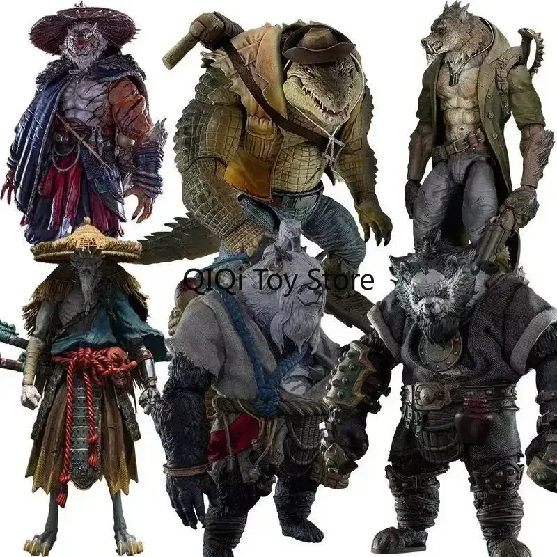 Фото В наличии Furui White Tiger Pellmit Old Man White Werewolf William Crocodile Rabbit Panda Инь и Ян можно сделать №2