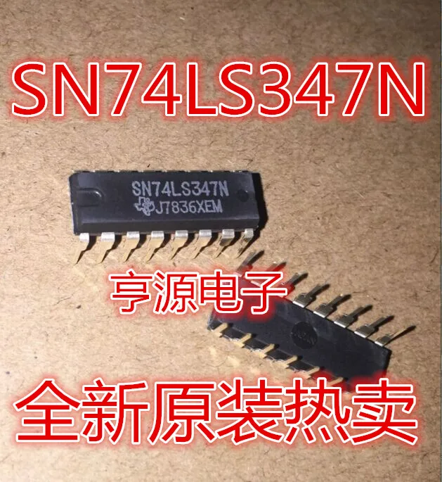 

free shippingSN74LS347N 74LS347 15pcs