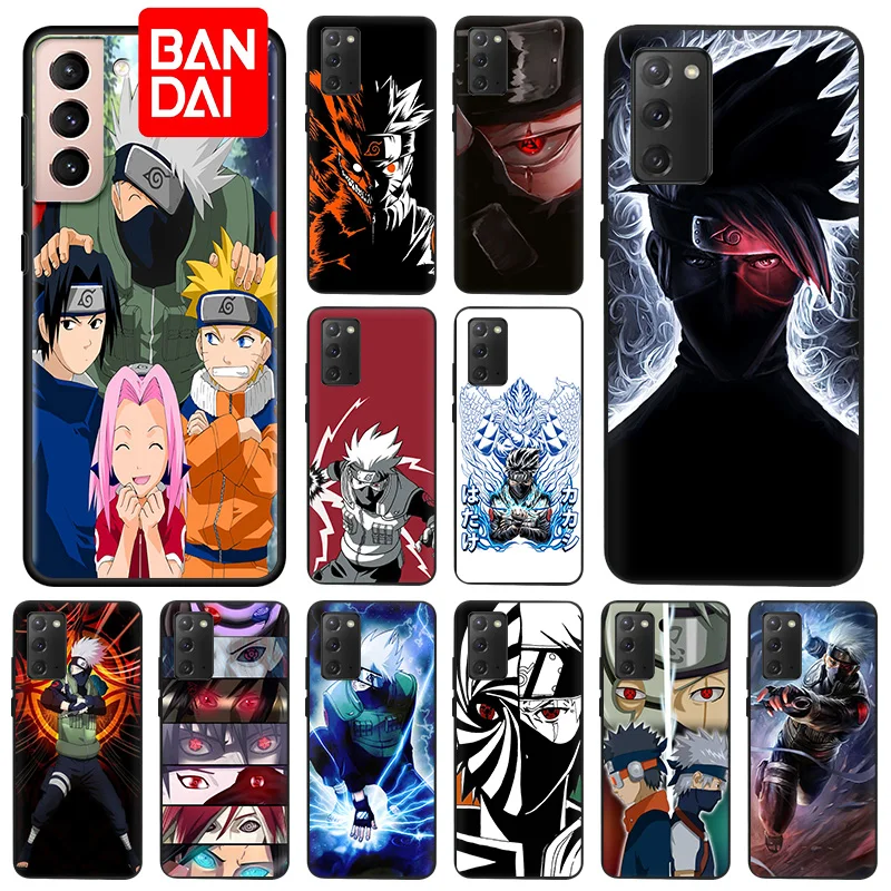

For Samsung Galaxy S22 Ultra 5G S21 Plus S20 FE S10 Note20 10 Lite 9 8 Case Cartoon Hatake Kakashi Naruto Soft Cover Funda Coque