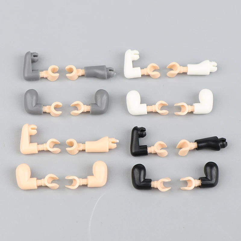 

4pcs Mini DIY Figures Arm Accessories Building Blocks Compatible Bending Arm baby toys building blocks children toys