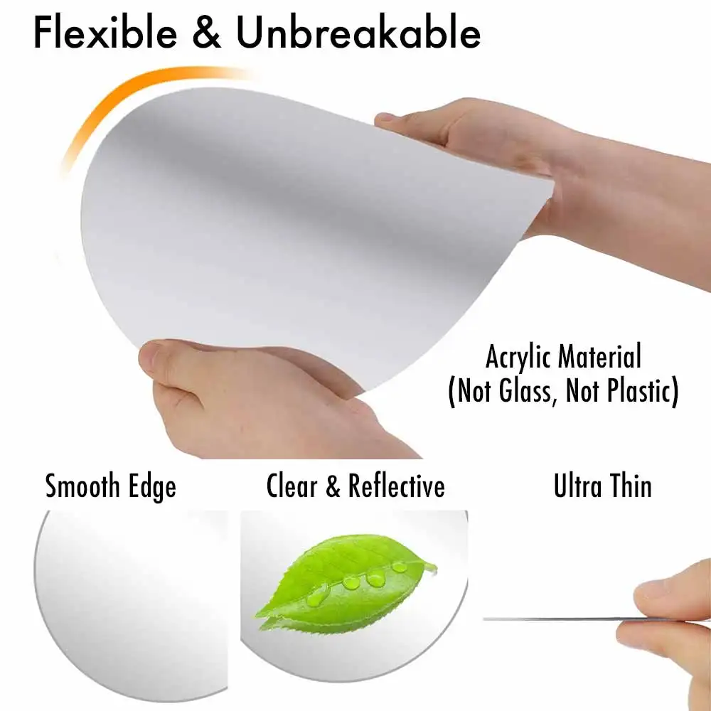 Наклейка Настенная круглая на зеркало акриловая |