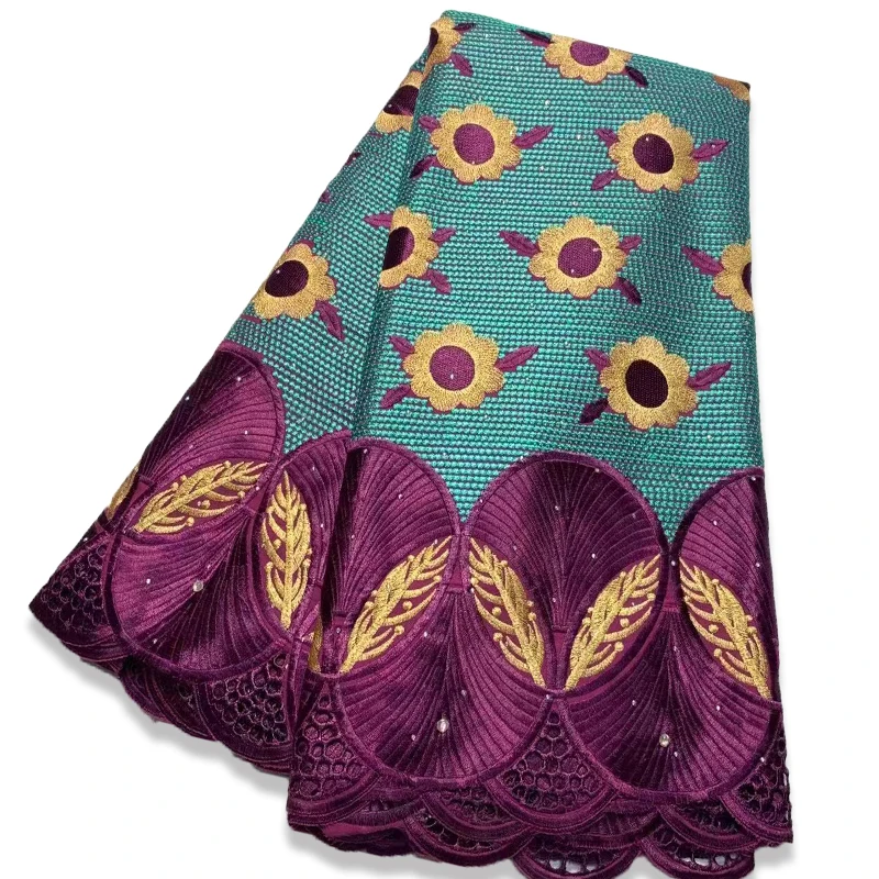 

African Hot Seling Noble And Elegant Fabric 2022 High Quality Stones Milk Silk Lace French For Woman Party Wedding Dress A02