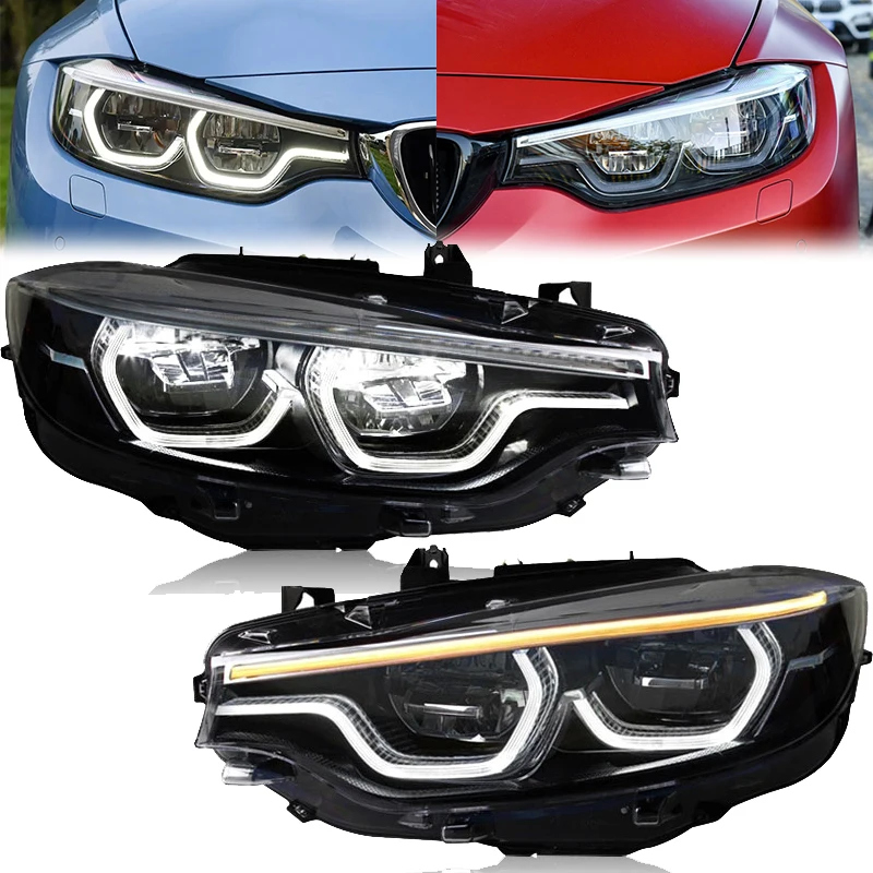 

LED Headlight Assembly for BMW 4 Series 2014-2019 M3 M4 F32 F80 F82 F33 F83 F36 Modified GTS Spoon DRL Headlamp