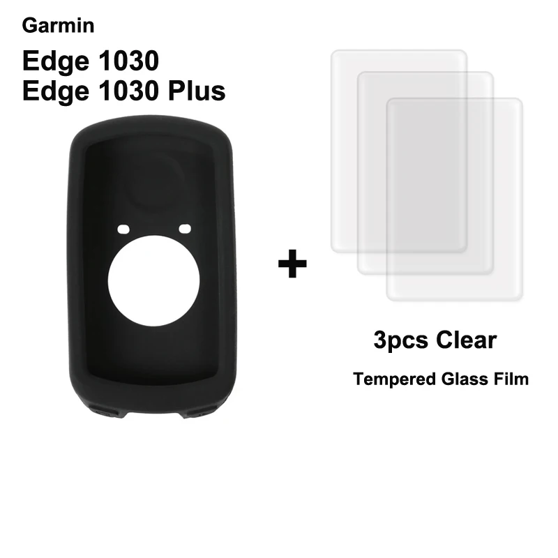 1 шт. чехол и 3 Защитная пленка для экрана Garmin Edge 130 510 520 530 810 820 830 1000 1030 plus Explore Plus GPS