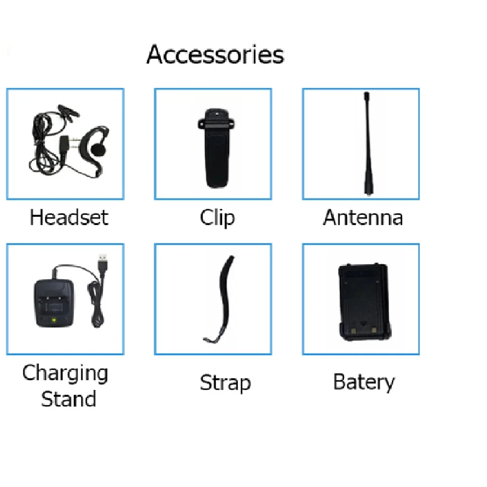 For Baofeng UV-10R UV10R Walkie Talkie 5W 8800mAh VHF UHF Dual Band Standby Radio Portable FM Transceiver
