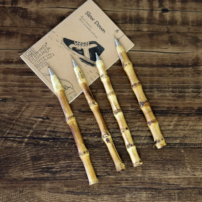 

Bamboo Root Ballpoint Pen Purple Bamboo Root Natural Bamboo Whip Bamboo Pen Good Gifts Creative Pen Cap Special Pen