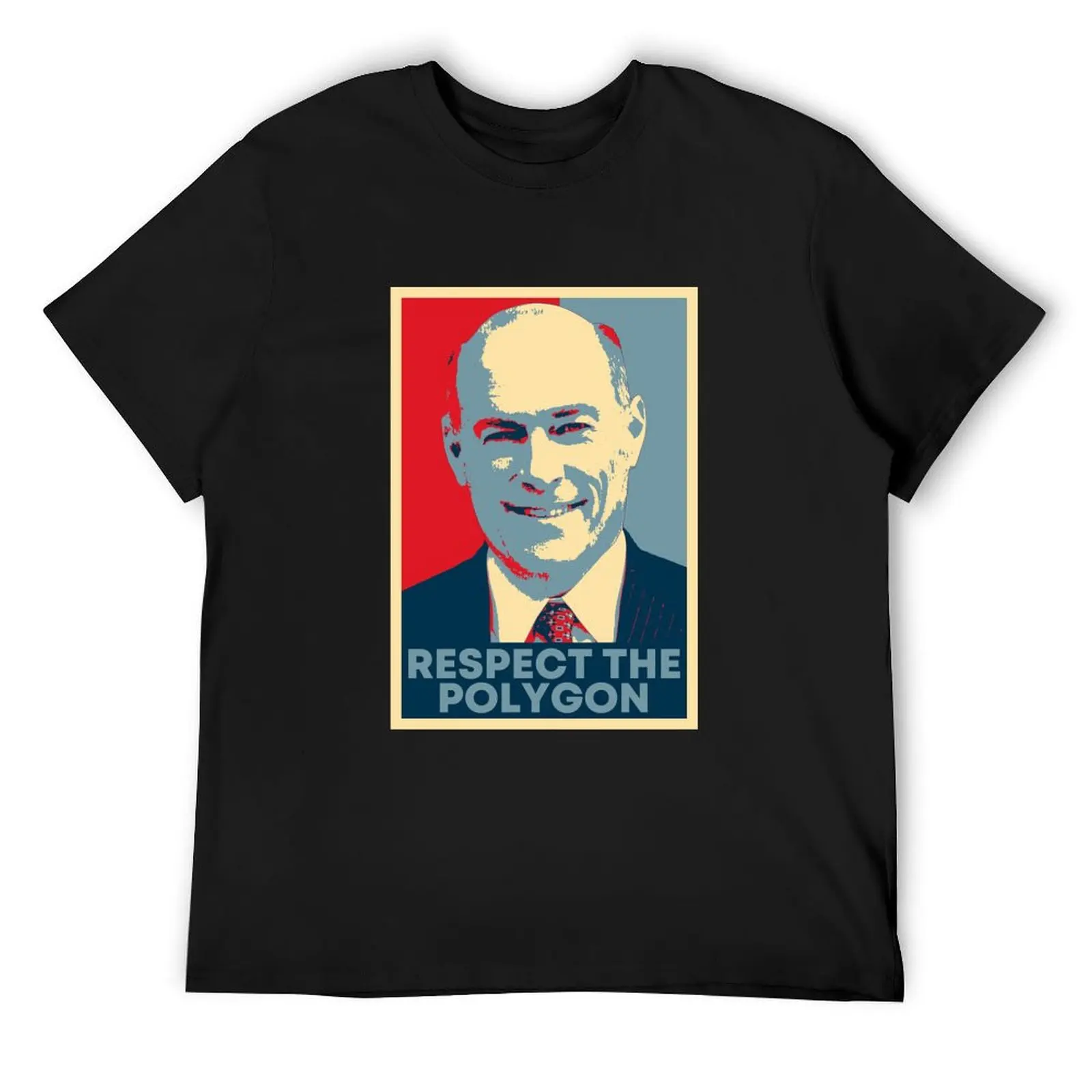 Футболка James Spann Respect The Polygon топы с животным принтом для мальчиков мужская