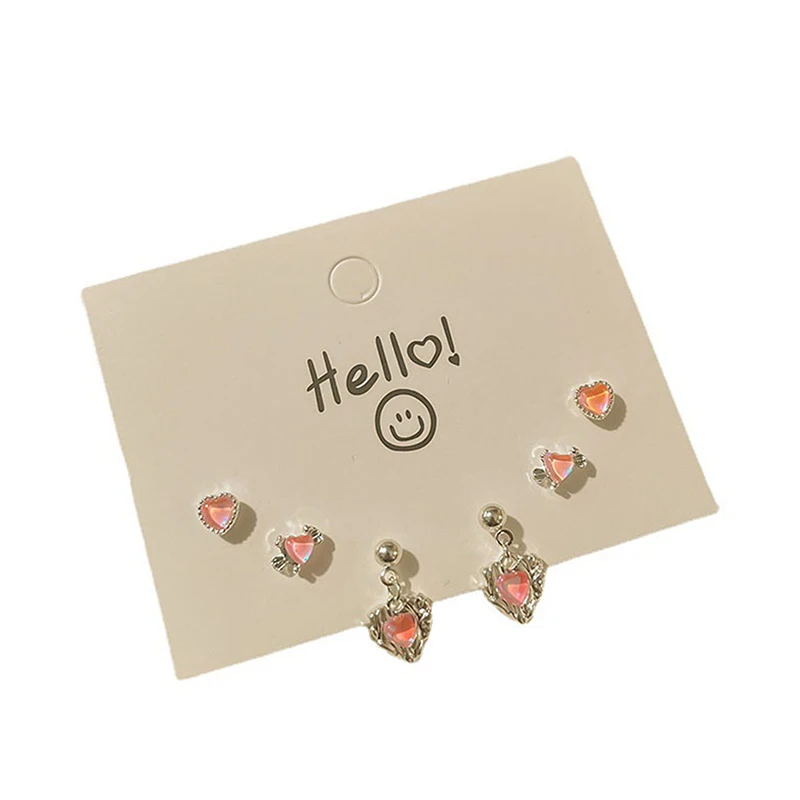 6 шт./комплект женские серьги-гвоздики