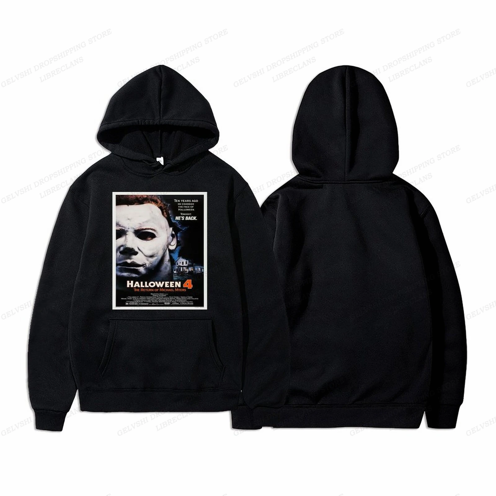 

Halloween Sweatshirt Men Fashion Coat Michael Myers Hoodies Kids Hip Hop Hoodie Boys Coat Women Sweats Unisex Tracksuit Pullover