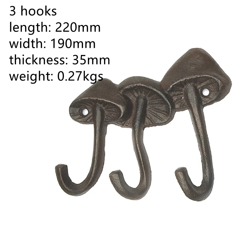 LCH Средиземноморский Винтажный стиль Железный художественный Осьминог в форме Совы дверная ручка Натяжной крючок для ткани уличный крючок древний
