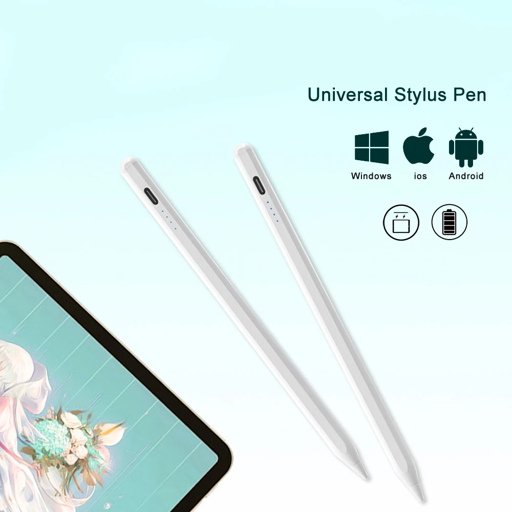 Universal Stylus Drawing Pencil Tool For Apple iPad Android Tablet Windows IOS Samsung Glaxy Magnetic Suction Gift For Kids