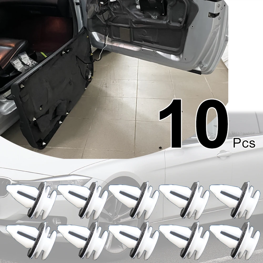 

10 шт. для BMW 3 серии E46 F30 F31 F80 E90 E91 E92 E93 1998-2018 дверные карты, панель лицевой панели, зажимы для отделки 316 318 320 330 340 i/d M3