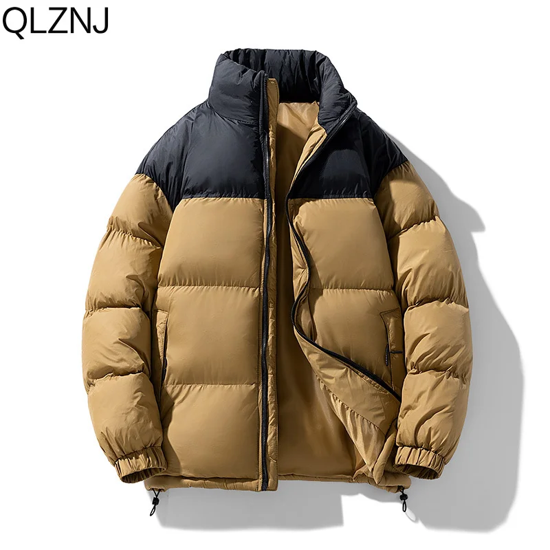 Cotton Padded Jacket Men 2023 Autumn Winter New Thick Warm Stand Collar Unisex Parkas Streetwear Oversize Casual Puffer Coat 4XL