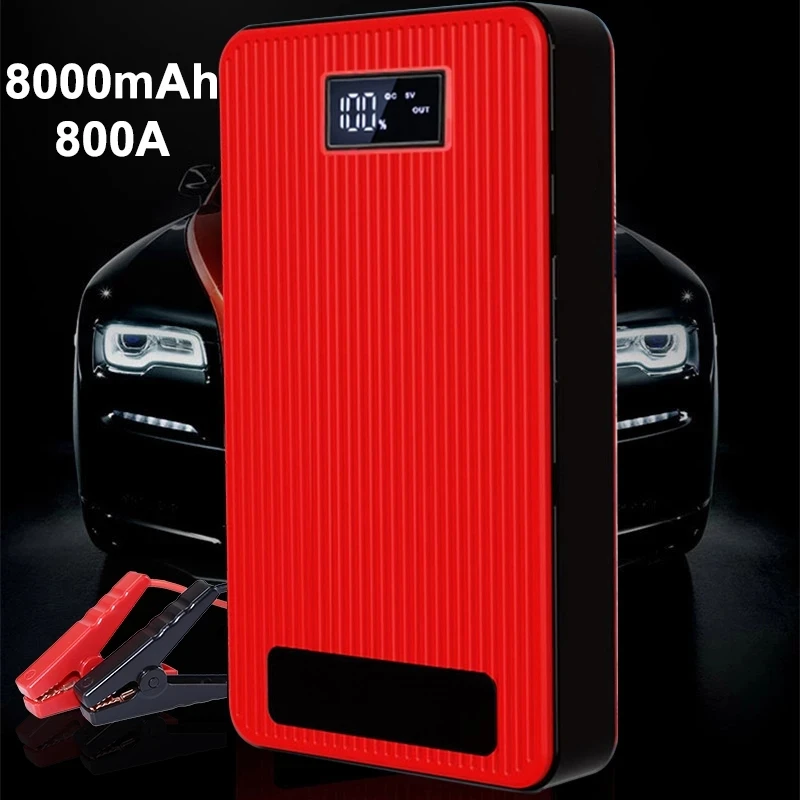 

GKFLY 1200A 12V Car Jump Starter 16000mAh Starting Device Power Bank Car Battery Booster Charger For Petrol Diesel Car Starter