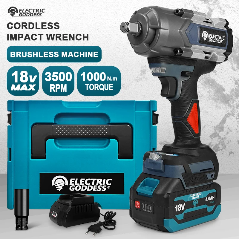 Электрический ударный гайковерт Goddess DBS028 бесщеточный электрический ключ