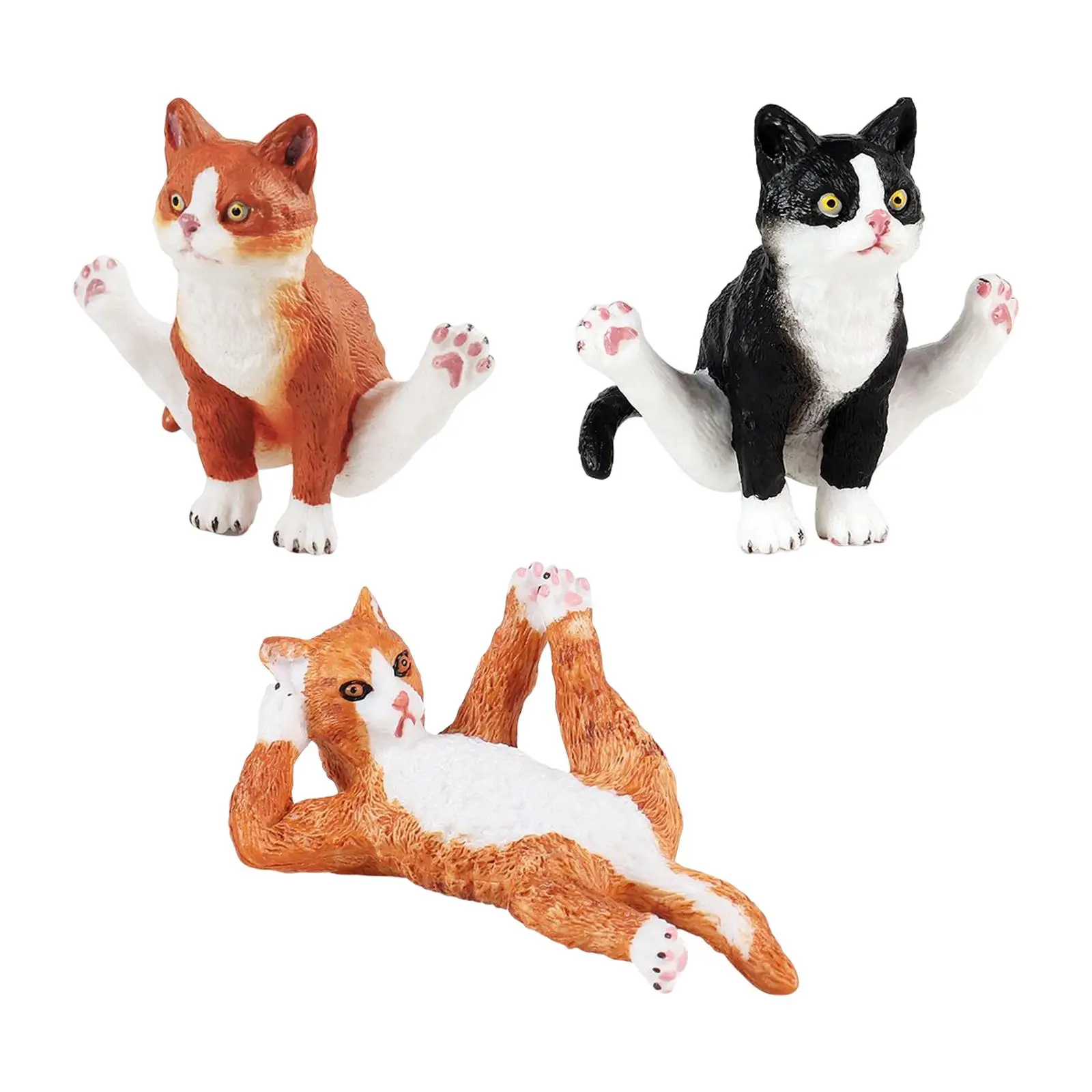 

High Simulation Miniature Cat Figure for Kids Children for Birthday Gift