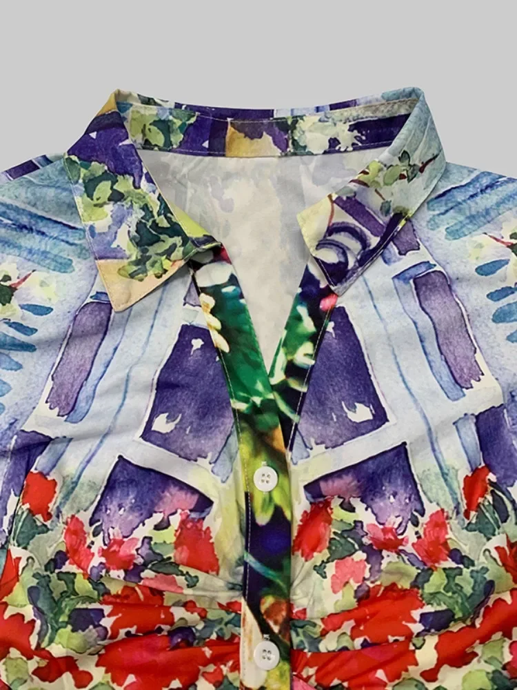 Lemongor женские блузки с пышными рукавами и лацканами модные свободные рубашки