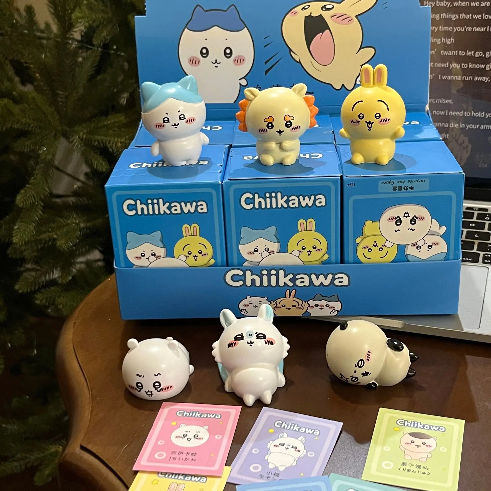 Фото Новинка! Милые фигурки персонажей Chiikawa из серии «Повседневная жизнь» в слепой коробке — очаровательный декор для стола, игрушка-сюрприз, подарок для девочек. №1