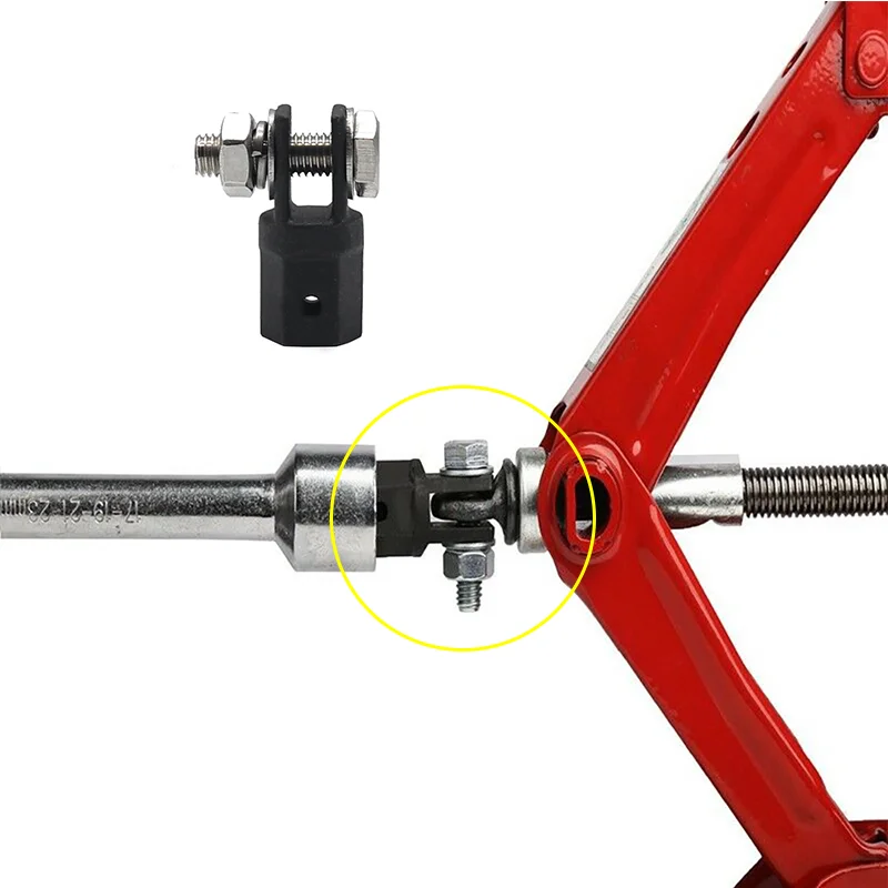 

Автомобильные разъемы, адаптер для Ножничного домкрата для использования с приводом 1/2 дюйма или ударным ключом, инструменты, автомобильный адаптер для Ножничного домкрата