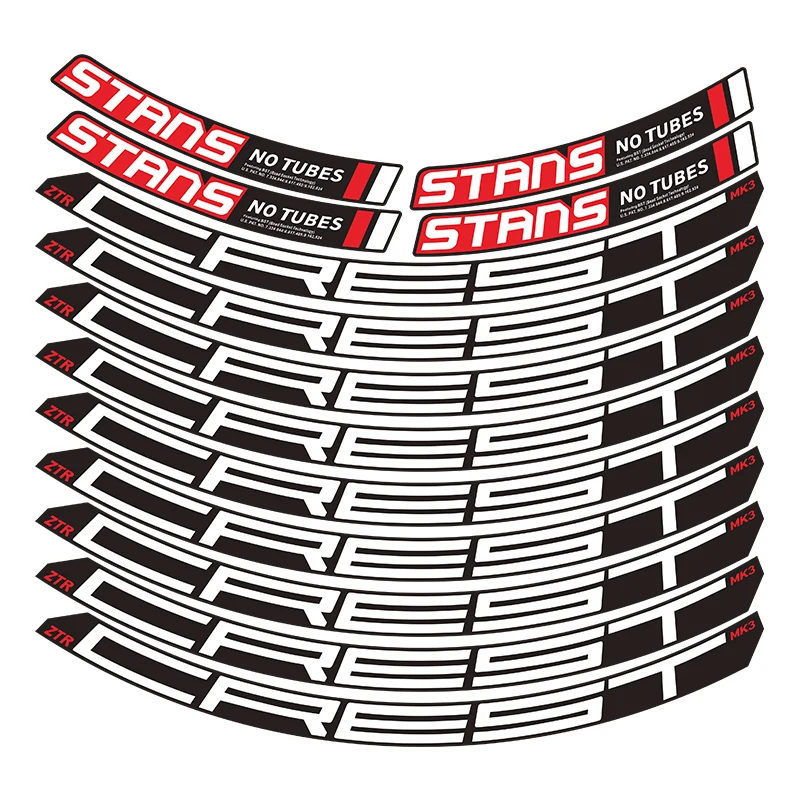 

2020 NOTUBES CREST MK3 Mountain Bike Wheel Sticker for MTB Rim Decal Bicycle Accessories
