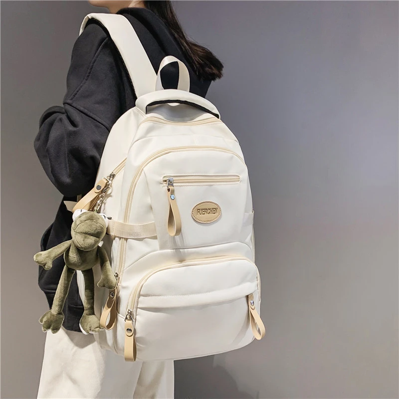 

Школьная сумка на молнии с принтом, водонепроницаемый нейлоновый рюкзак для ноутбука с мягкой спинкой для мальчиков и девочек, портфель