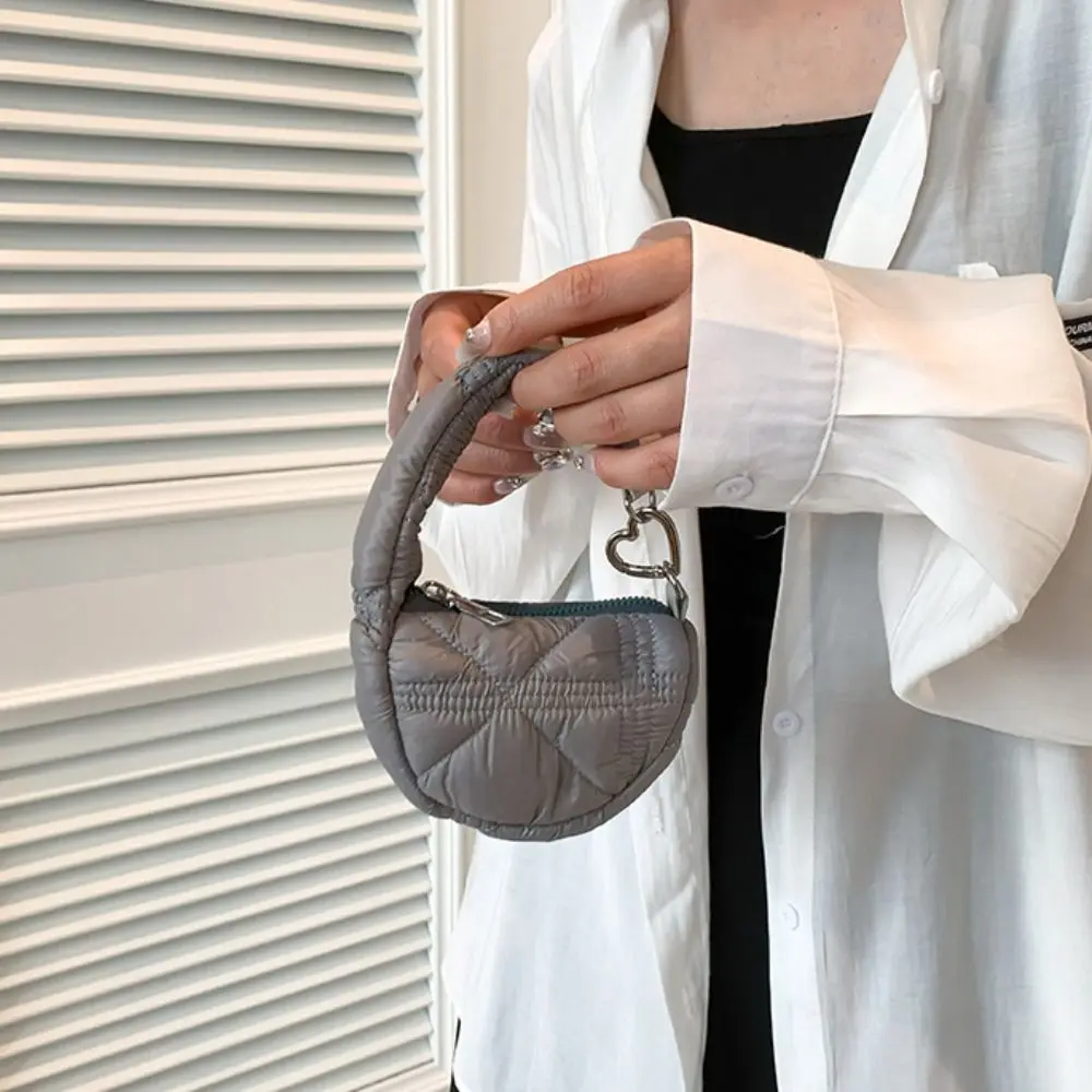 Элегантная однотонная мини-плиссированная сумка-облако мини-сумочка на слинге