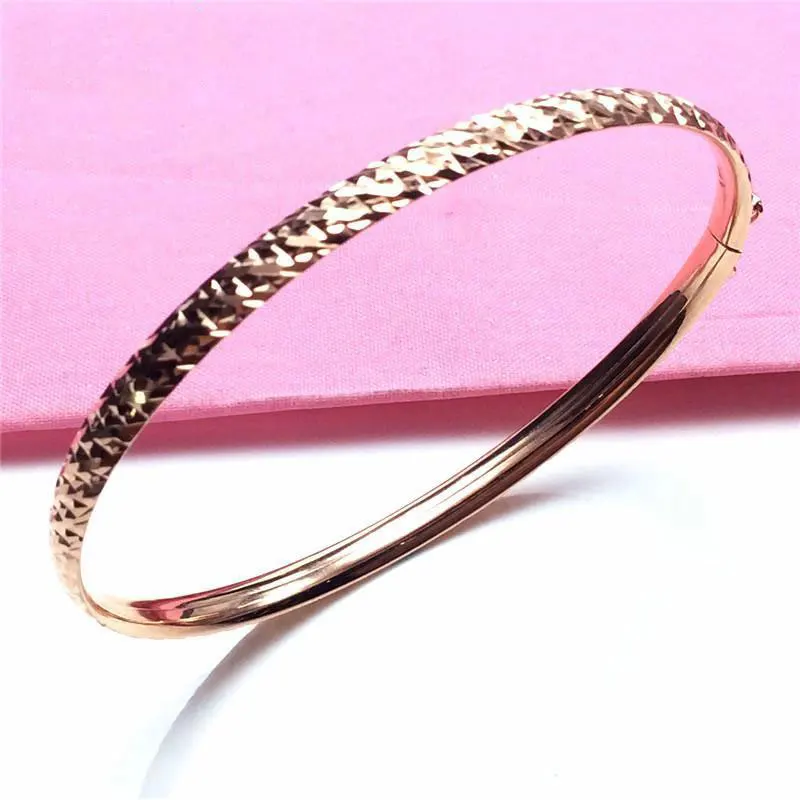 

Женский браслет из розового золота 585 пробы, с золотым покрытием