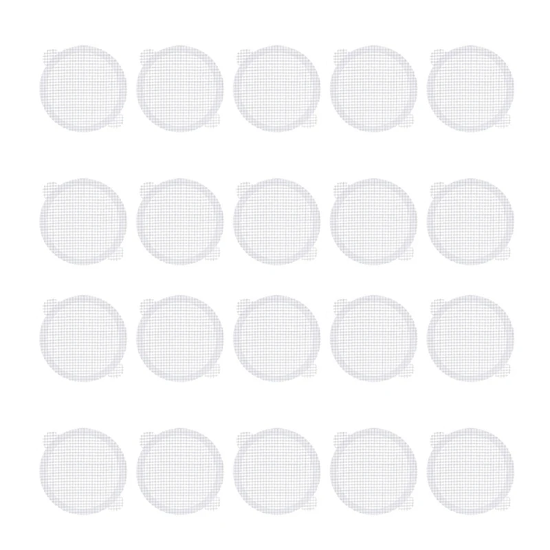 

20 шт., Одноразовые сетчатые наклейки для слива волос в ванной комнате