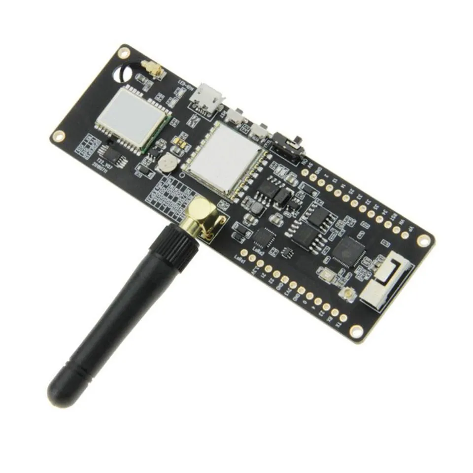 

ESP32 433/868/915Mhz WiFi Wireless Bluetooth-compatible Module ESP 32 GPS NEO-6M SMA LORA 32 18650 Battery Holder With SoftRF