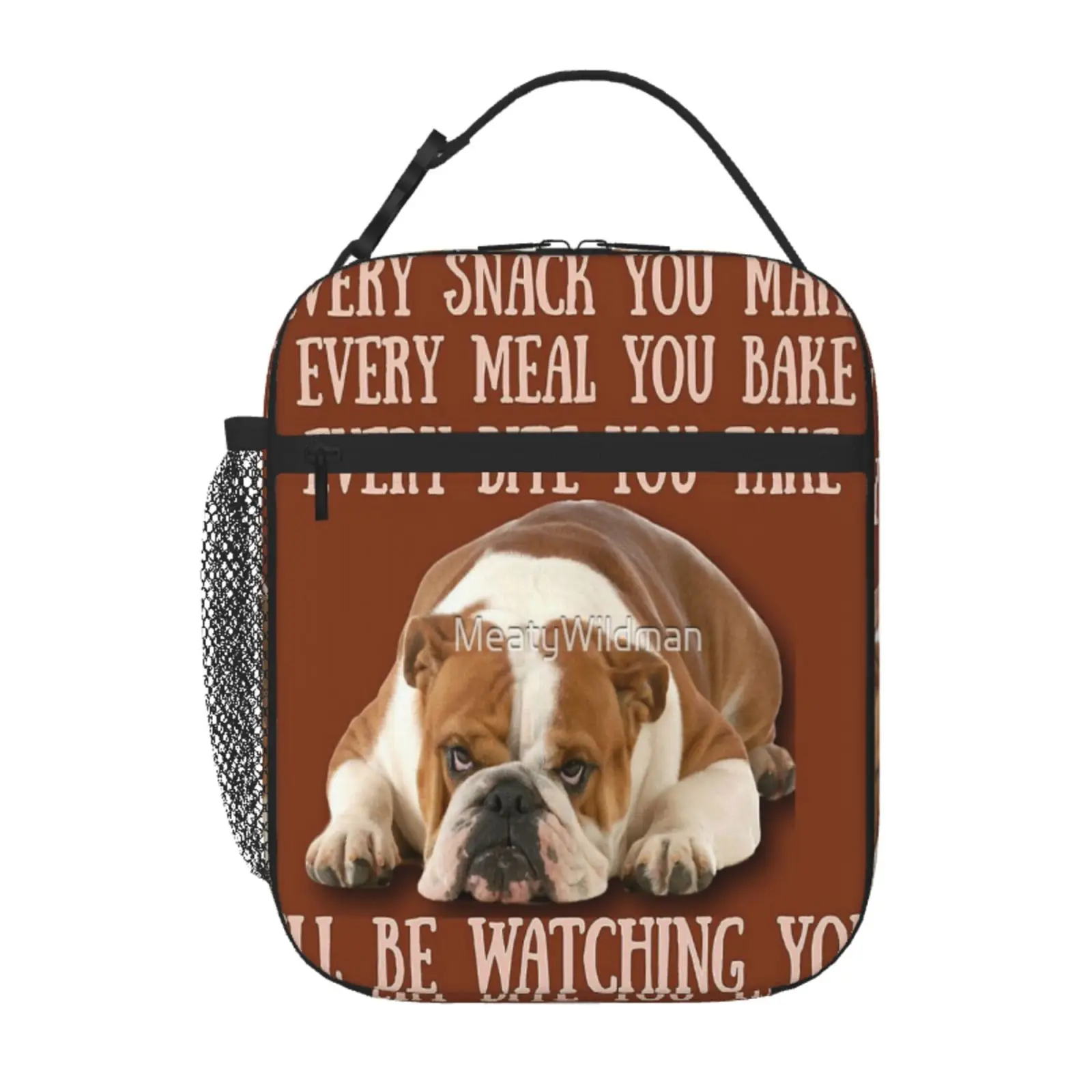 

English Bulldogs! Every Snack You Make Thermo Food Bag Thermal Lunchbox School Lunch Bag Thermo Bag Kids Lunch Bag