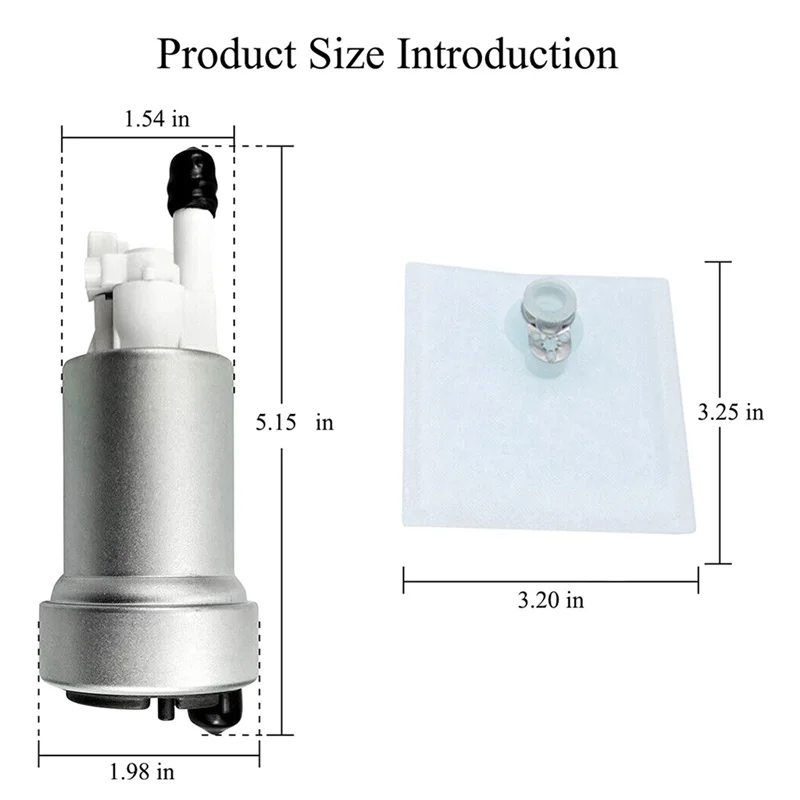 535Lph F 90000295 Топливный насос и установочный комплект 400-1168 E85