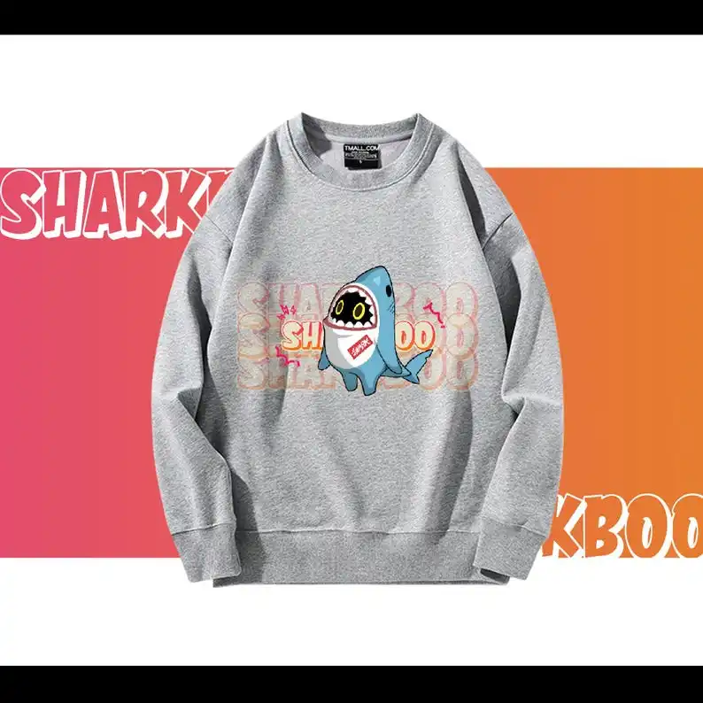 Zenless Zone Zero ZZZ Bangboo Sharkboo нарисованная вручную толстовка с капюшоном весенне-осенние