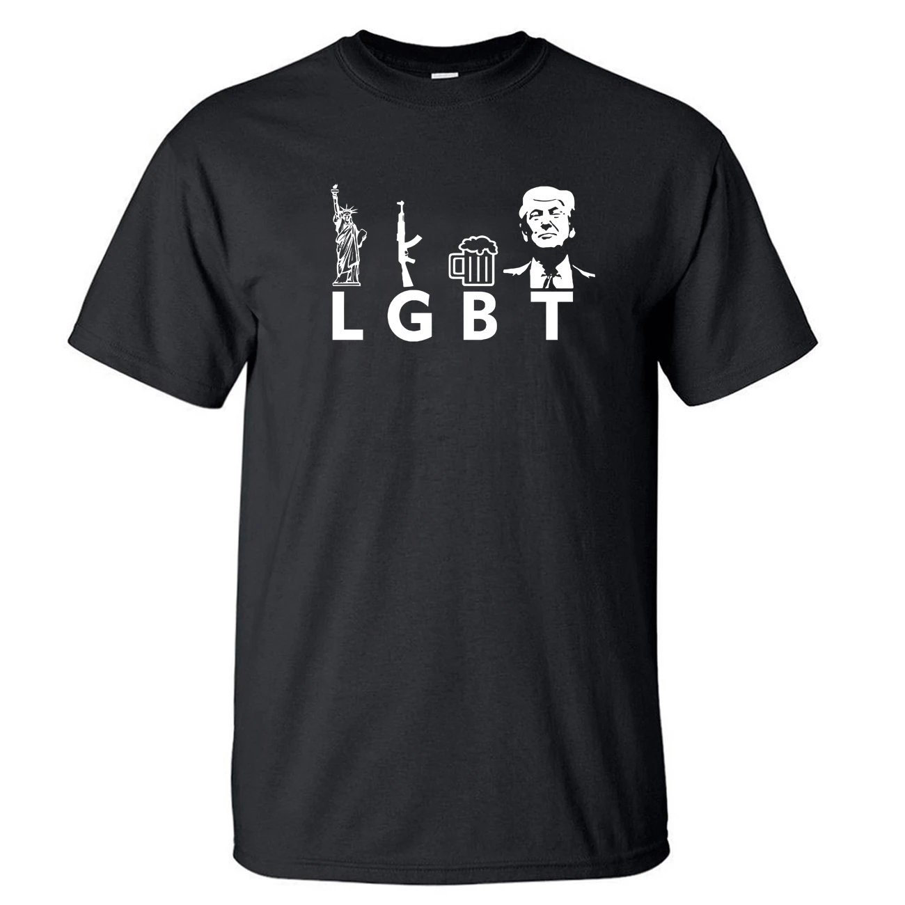 

Футболка мужская хлопковая свободного покроя, с коротким рукавом и принтом