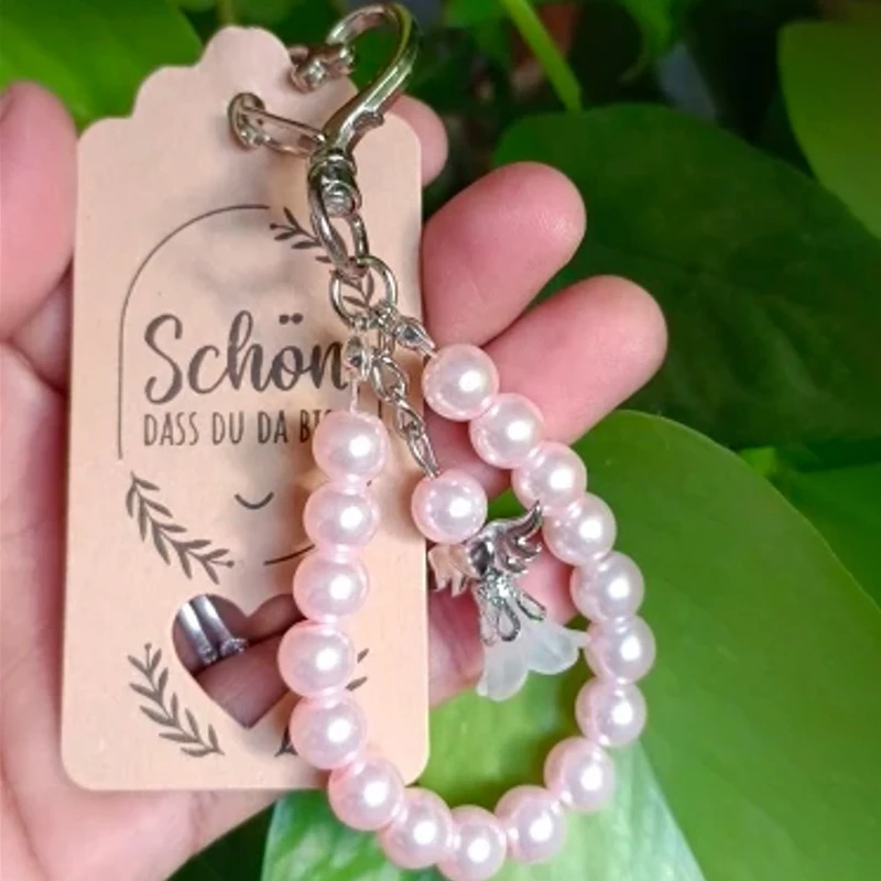 10 комплектов милых брелоков-ангелов с подарочными коробками и благодарственными