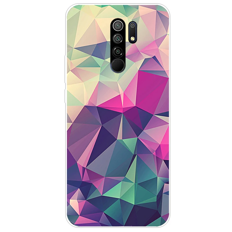 Чехол для Xiaomi Redmi 9 Силиконовый Модный милый матовый чехол бампер Redmi9 Coque Fundas Capa