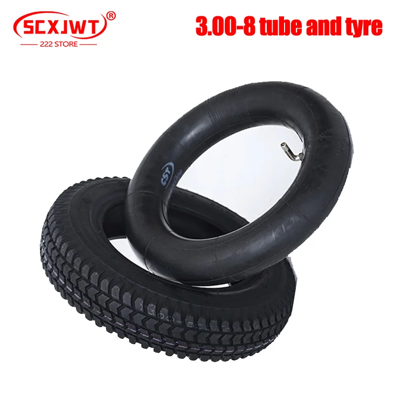 

3.00-8 Inner Tube Outer tyre for fits Electric Scooters Warehouse trolley Mini Motorcycle