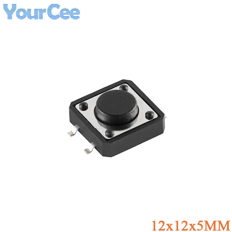 

20 шт./10 шт. 12*12 тактильный кнопочный переключатель микропереключатель SMD 12x12 12/11/10/9,5/9/8,5/7/6/5/4,3 мм мгновенный переключатель 4 контакта