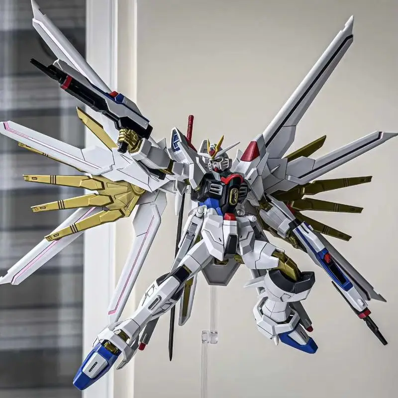 Фото Горячее высокое качество Strike Freedom Soar High Gloss Spraying Hg 1/144 Сборка Модель Комплект Фигурки Детская Игрушка Настольный Орнамент Игрушка №5