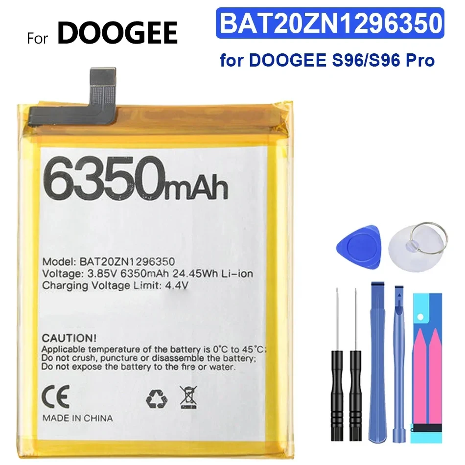 Аккумулятор емкостью 10080 мАч для DOOGEE S30 S40 S55 S60 S70 S80 Lite S96 Pro