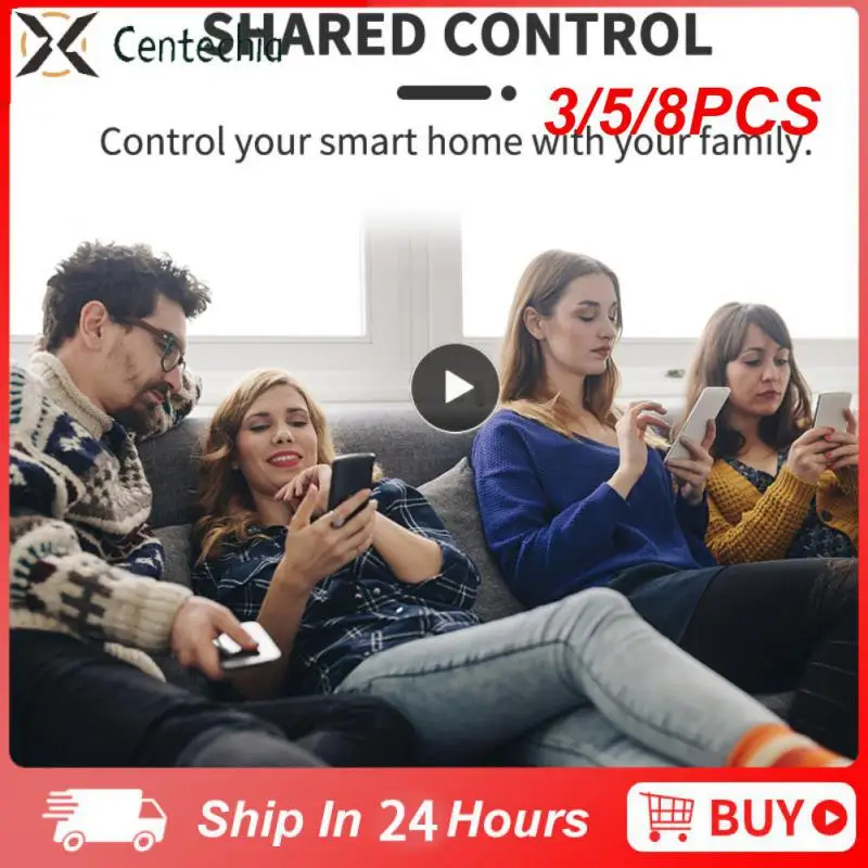 

3/5/8 шт., светодиодные лампы для Alexa Google Home